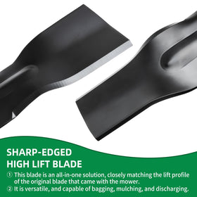 Wyevee GX21784 blades ensure uniform mowing with sharp edges and reliable performance