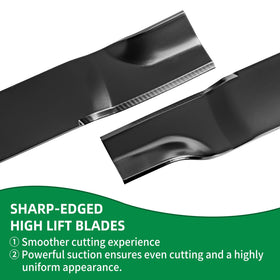Wyevee blade side view demonstrates profile for efficient airflow and clipping discharge.