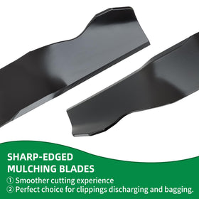Wyevee blade with round center holes ensures secure fit and simple mounting