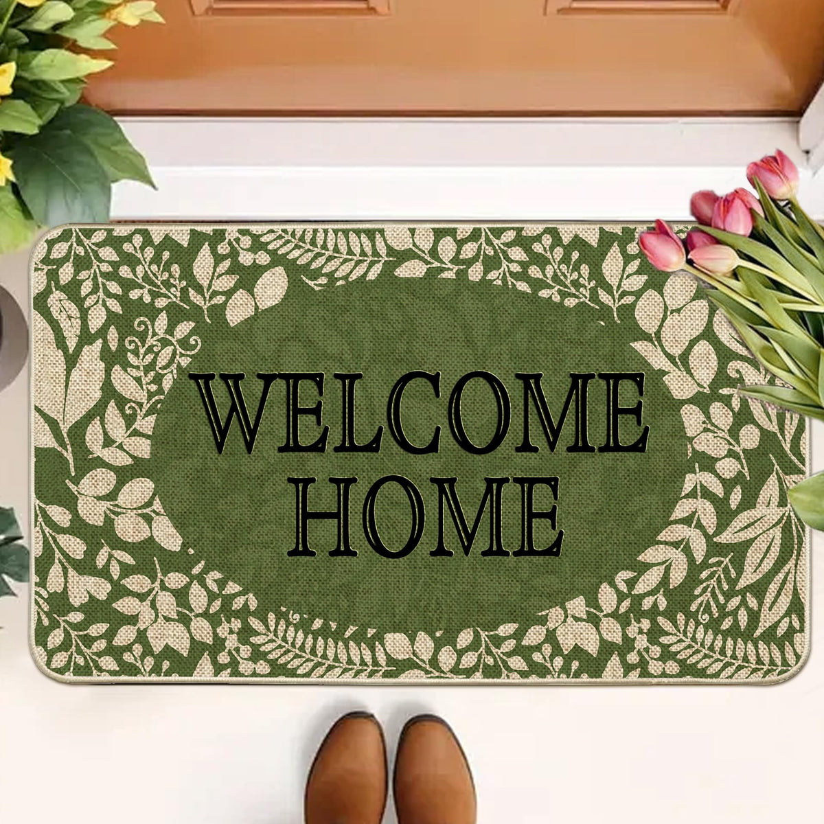Wylumen low-profile doormat prevents door clearance issues while maintaining style.