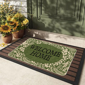 Wylumen linen-textured surface adds a premium look to entryways.