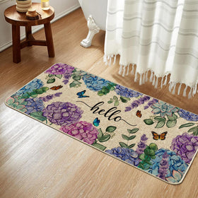 Wylumen low-profile door mat fits under doors for smooth clearance.