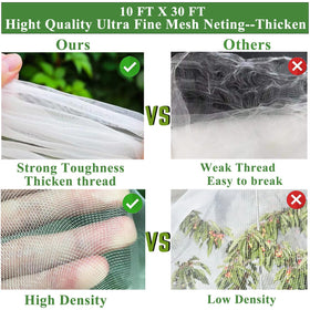 WYRJXYB garden-netting-on-hoops demonstrates fast setup over raised beds.