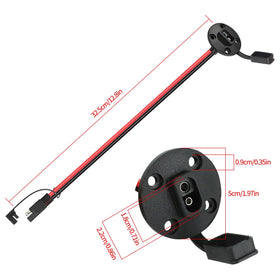 WYTUDTE SAE extension cord waterproof seal demonstrates weatherproof performance for outdoor use