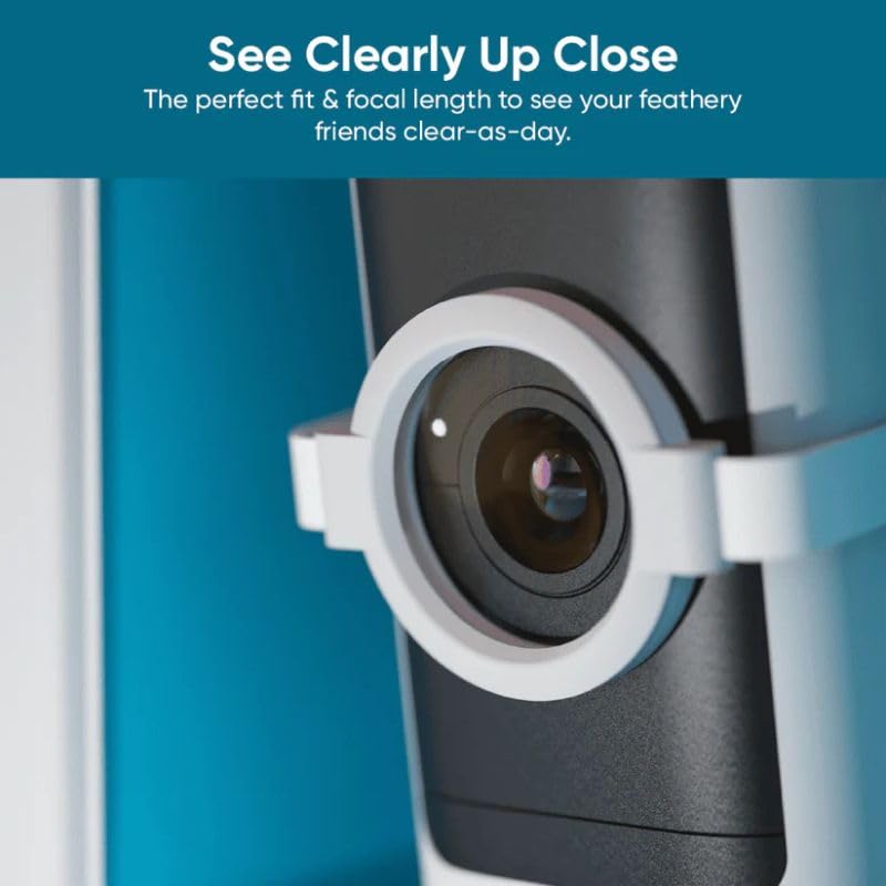 Low-profile design blends with Wyze Cam for natural wildlife shots