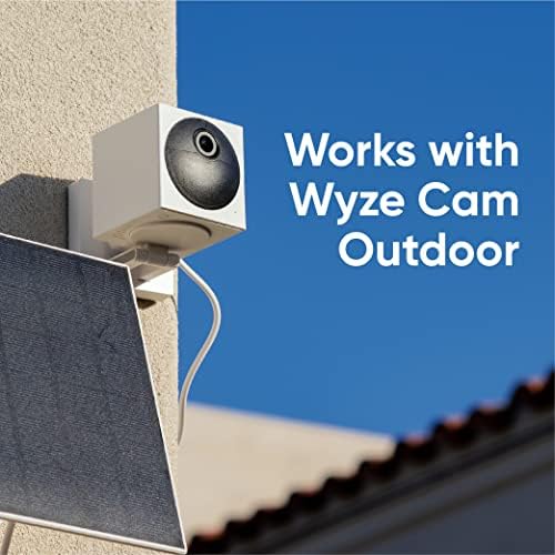 Wyze solar panel weatherproof design resists rain and heat.
