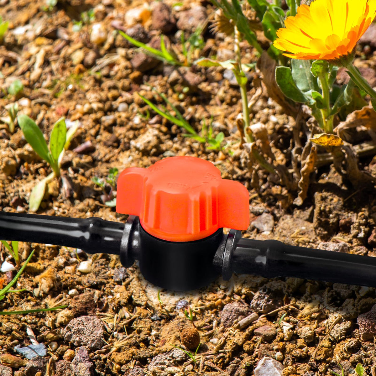 WZFLRUA 1/4-inch inline valves offer precise flow control for drip systems