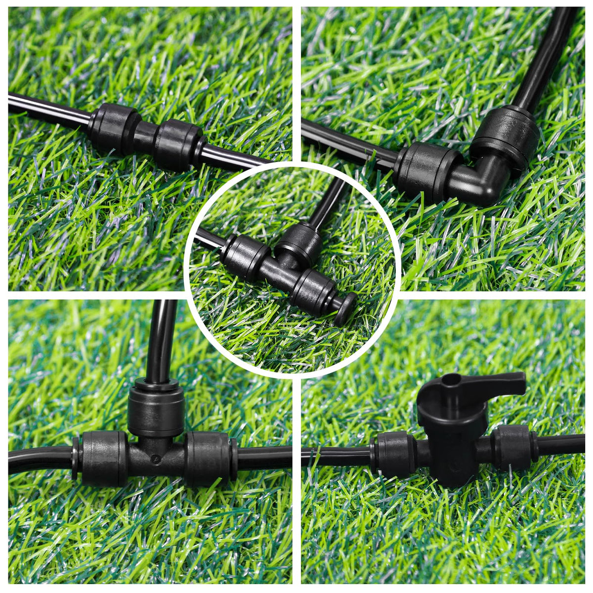 WZFLRUA compatible with quarter-inch tubing for versatile garden setups