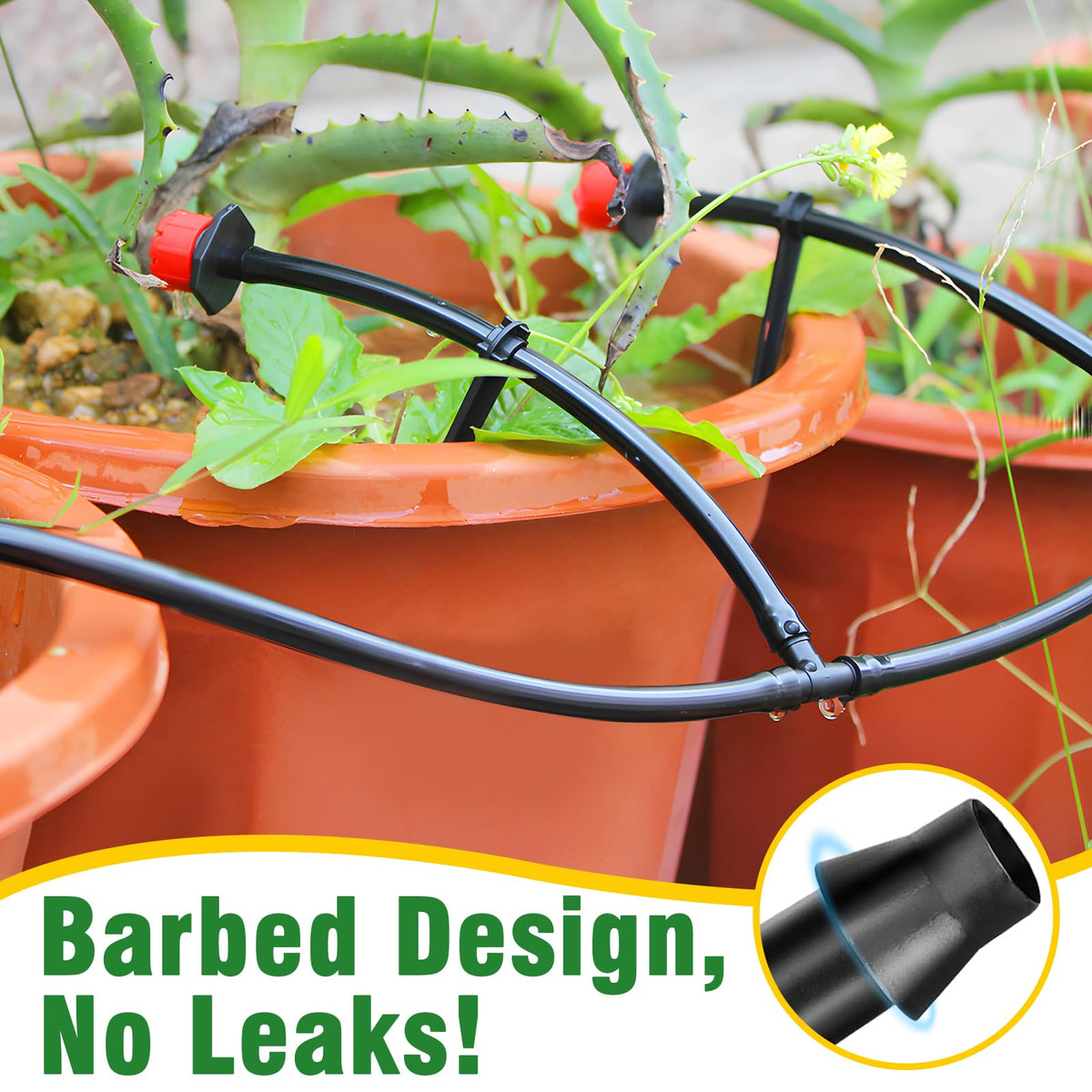 WZFLRUA cross connectors expand multi-direction drip systems.
