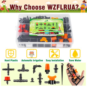 WZFLRUA end plug ensures neat, secure terminations for drip lines.