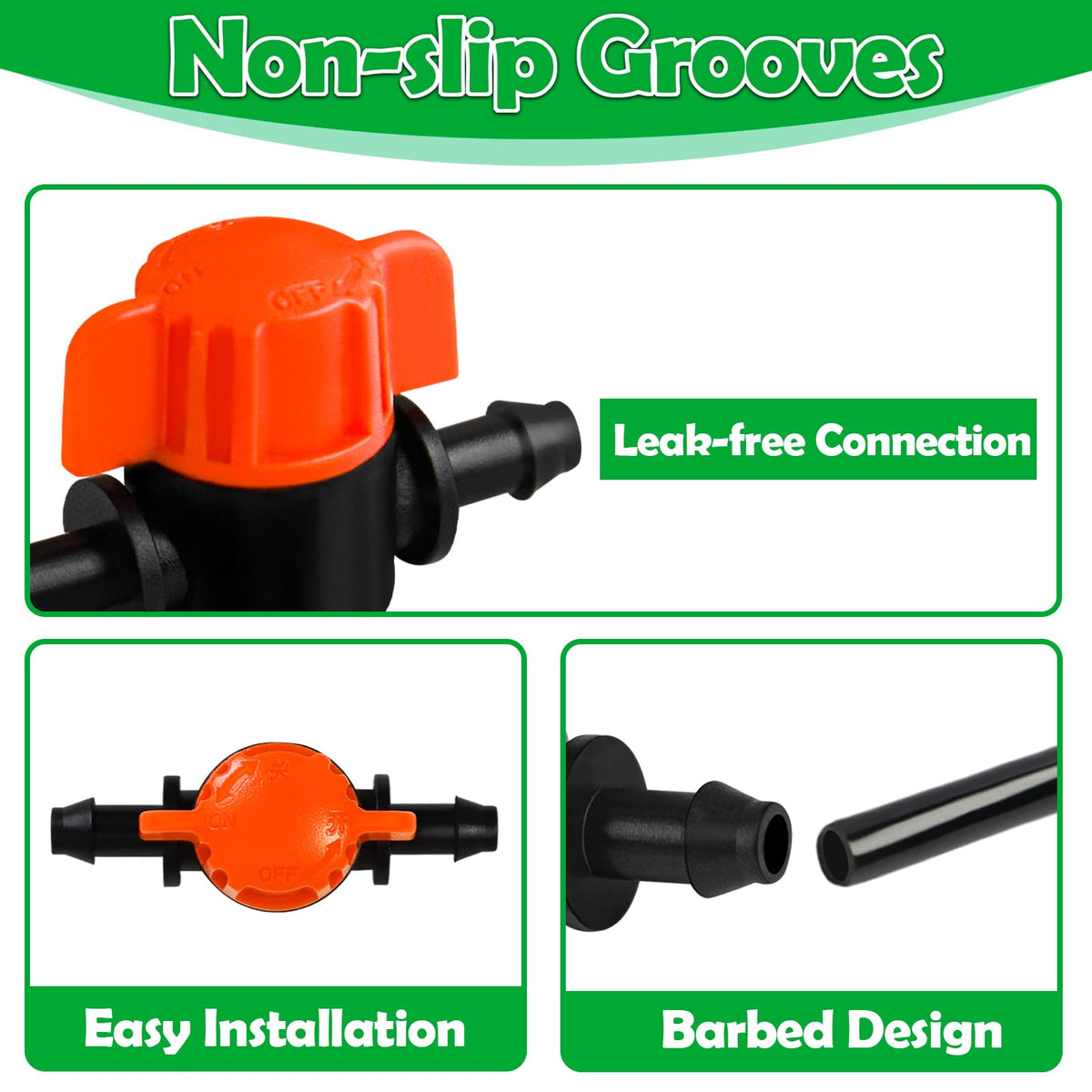 WZFLRUA easy-install barbed valve assembly simplifies setup