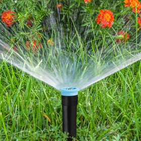 WZFLRUA easy-twist angle adjustment for customizable irrigation patterns.