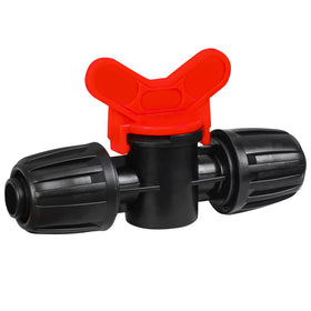 WZFLRUA half-inch valve barbed connector for durable drip tubing joints.
