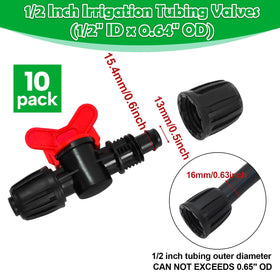 WZFLRUA inline valve lock nut assembly provides a secure anti-leak joint.