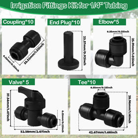 WZFLRUA push-to-fit connection fittings enabling quick tool-free setup