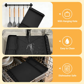 WZGUSXN grease catcher design contains spills for easy cleanup.