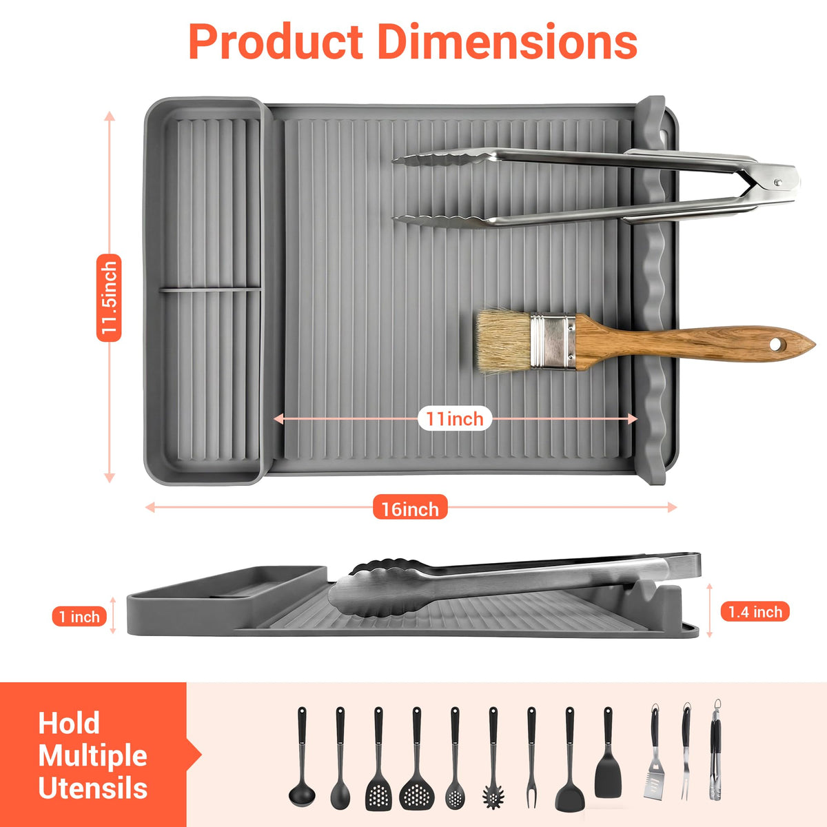 WZGUSXN sauce drip pad keeps drippings contained during cooking.
