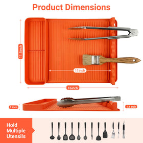 WZGUSXN sauce drip pad keeps tools organized while cooking outdoors