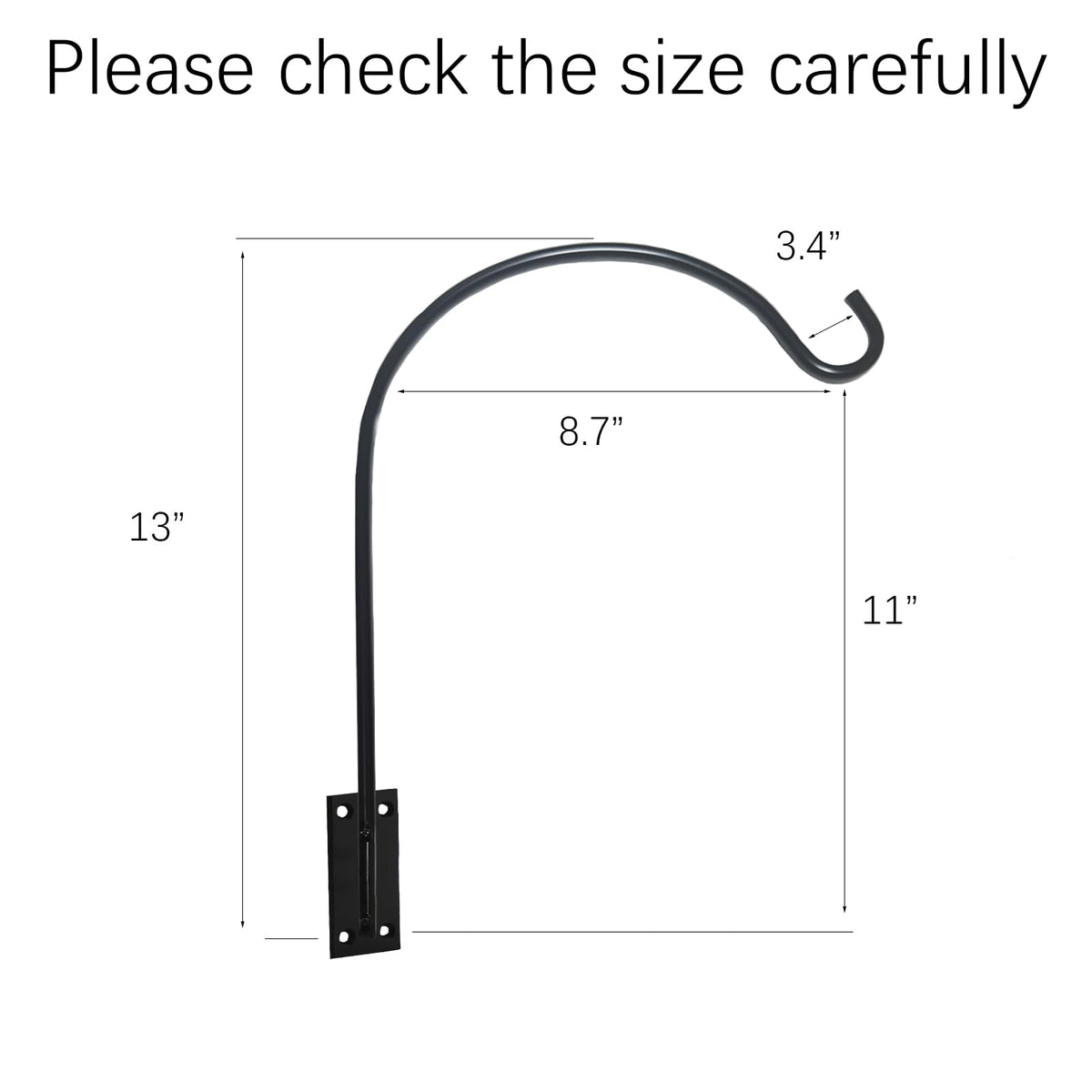 WZMYO four pack deck rail hooks keeps hanging decor organized