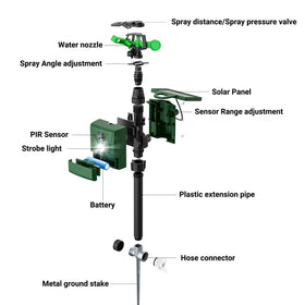 X-octenol easy-install with ground stake and hose connection.