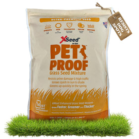 X-Seed Pet Proof Fescue dense-lawn for a pet friendly yard