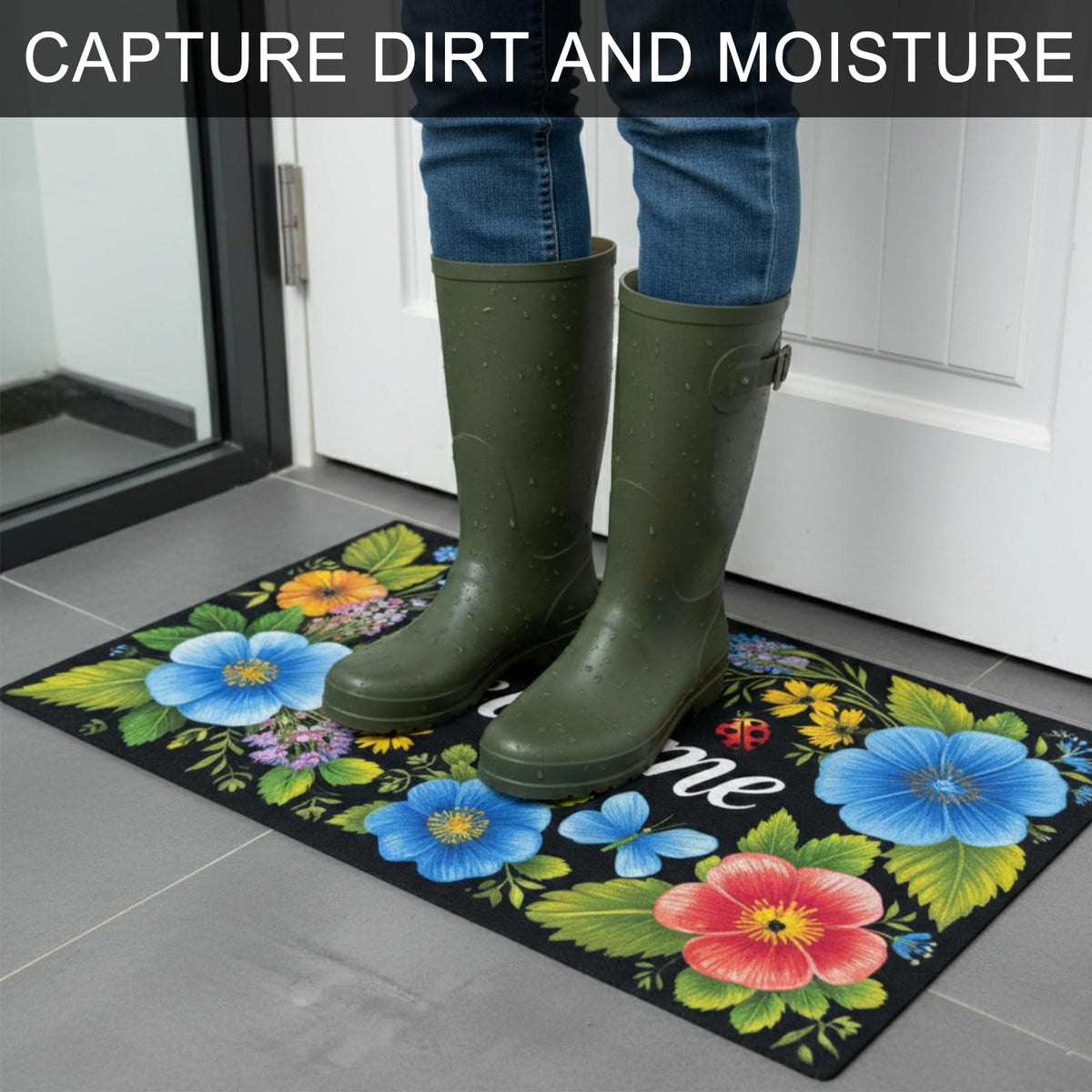 XADP low-profile design works under doors without sticking.