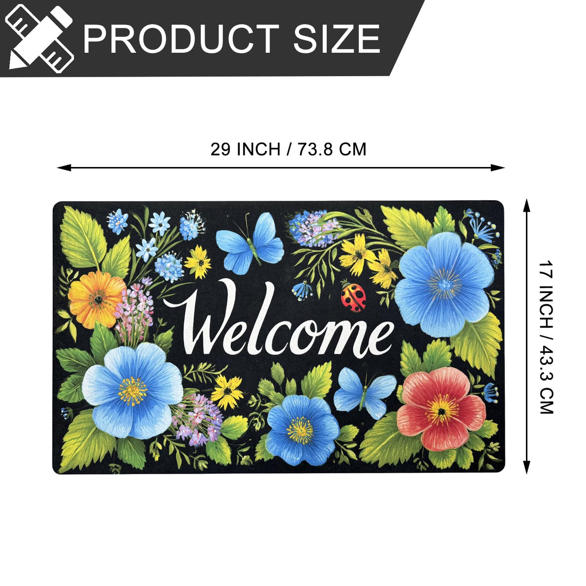 XADP 17x29 mat traps moisture and keeps floors clean.