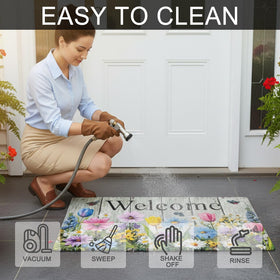 XADP Welcome Mat suitable for porch, patio, or entryway placement