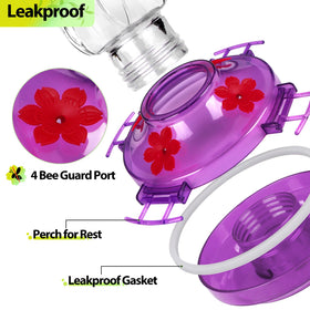 XAROO clear bottle lets you monitor nectar levels at a glance