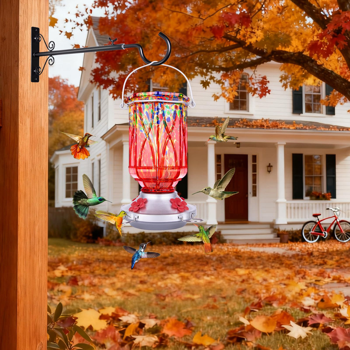 XAROO hand-blown feeder easy to refill and clean