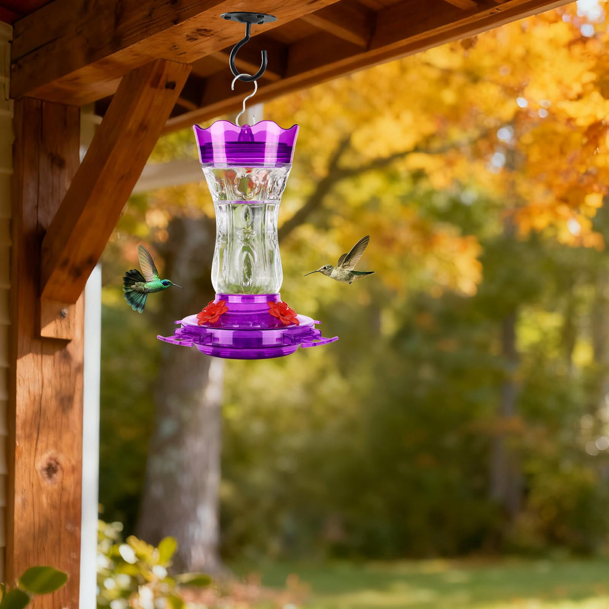 XAROO leakproof base ensures steady feeding on windy days