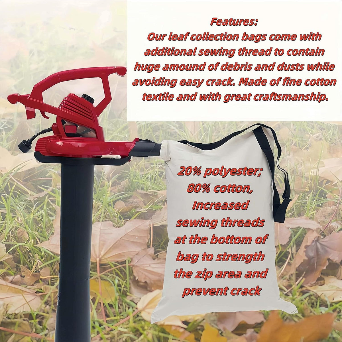 Brand-new XHBAN bag ready for quick installation and cleanup