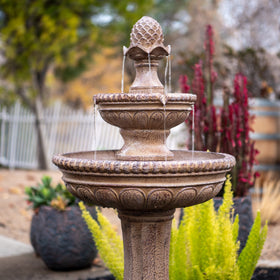 XBrand easy installation ensures quick outdoor fountain setup