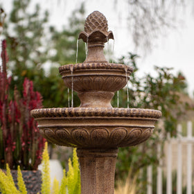 XBrand freestanding design fits corners, porches, and paths