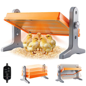 Xbrigh Chick Brooder Plate warmth focus for up to 10 chicks promotes healthy feathering.