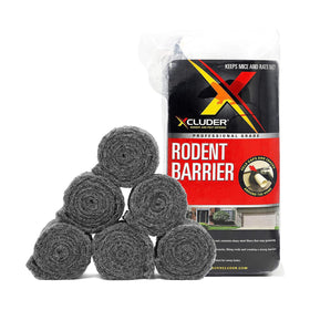 XCLUDER Rodent-Control Fill Fabric roll sealing gaps to block rodent entry