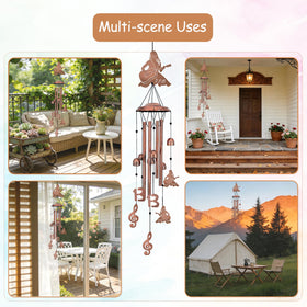 XCOSHAY garden porch decor wind chimes enhance any outdoor space with gentle movement.