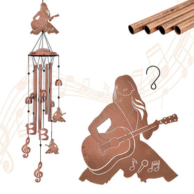XCOSHAY Taylor Music Lovers wind chimes for outdoors create a soothing garden melody.