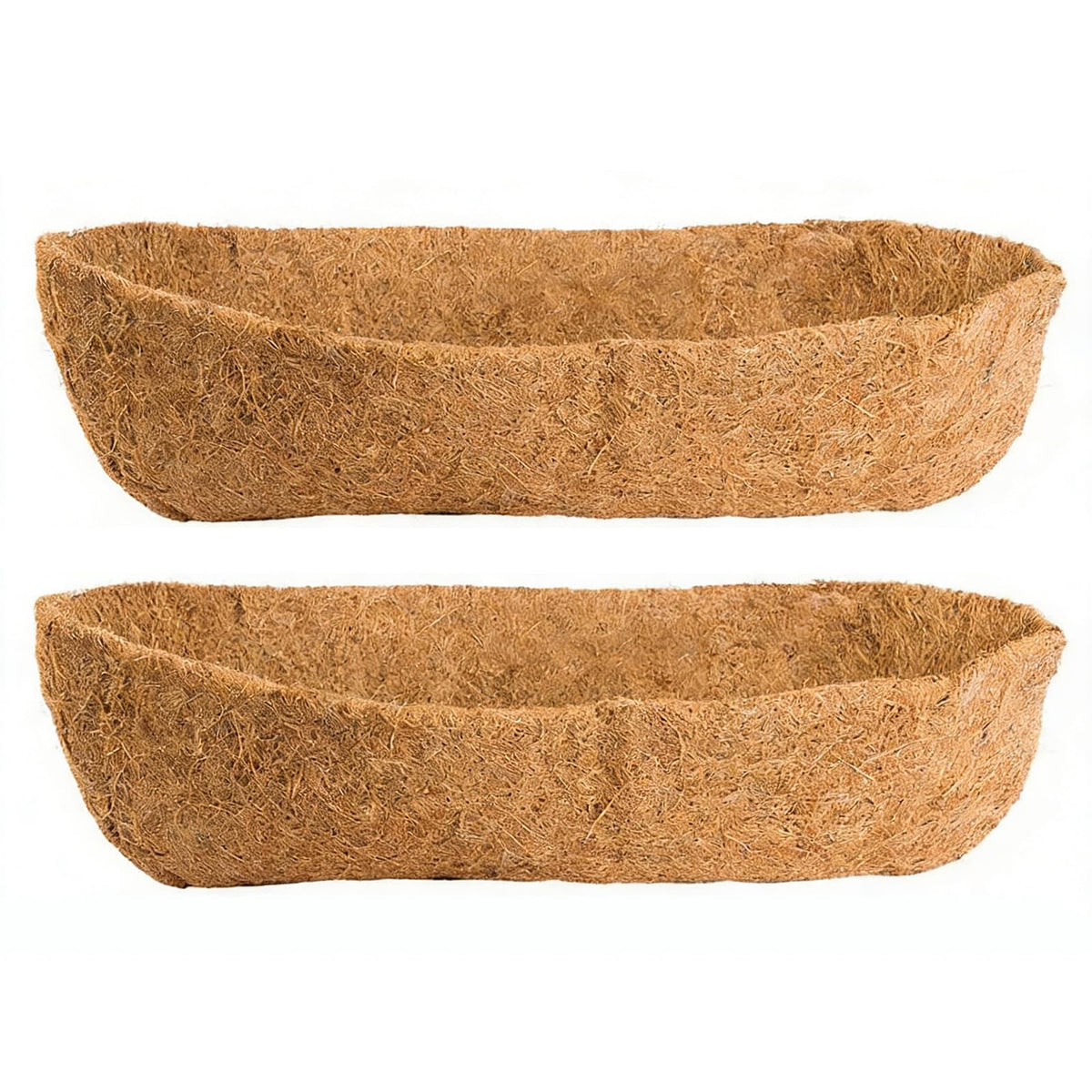 XCRUI 24-inch coconut liner for hanging baskets improves moisture retention and airflow
