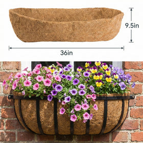 XCRUI planter liners for decks and fences bring a natural touch