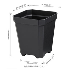 XCRUI small plant pots ideal for herbs and flowers indoors.