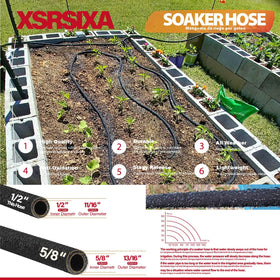 XDRSIXA UV-stabilized hose outdoors withstands sun and heat