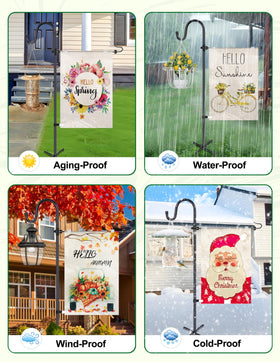 XDW-GIFTS anti-wind clip closeup to secure flags in breezy conditions