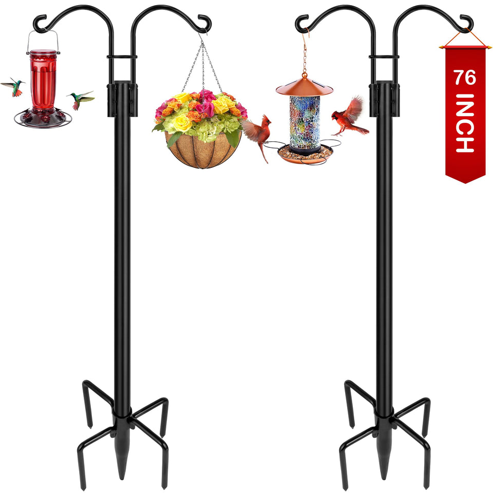 XDW-GIFTS double shepherds hooks outdoor assembly for durable hanging decor.