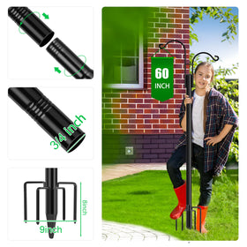 XDW-GIFTS solar lantern hanger for organized outdoor lighting.