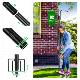 XDW-GIFTS Solar lantern hanger for quick outdoor ambiance.