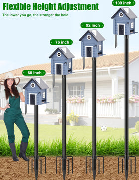 XDW-GIFTS yard-ready pole enhances birdwatching and curb appeal