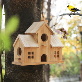 XDYGHH Easy-install tree or fence mounting enables quick setup.