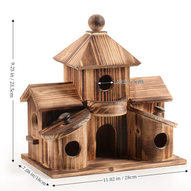 XDYGHH 1.22 inch entrance hole for small birds invites wrens and chickadees.