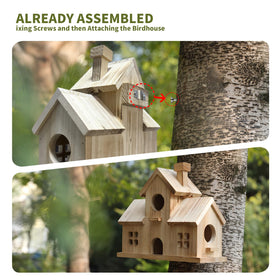 XDYGHH Weatherproof carbonized finish resists weather for lasting use.